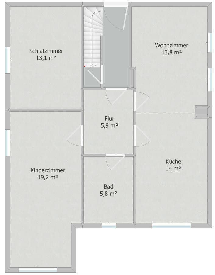 Prenájom domu 166 m², pozemok 229 m², Rathausstraße 33, Giesen, Dolné Sasko Prenájom domu 166 m², pozemok 229 m², Rathausstraße 33, Giesen, Dolné Sasko
