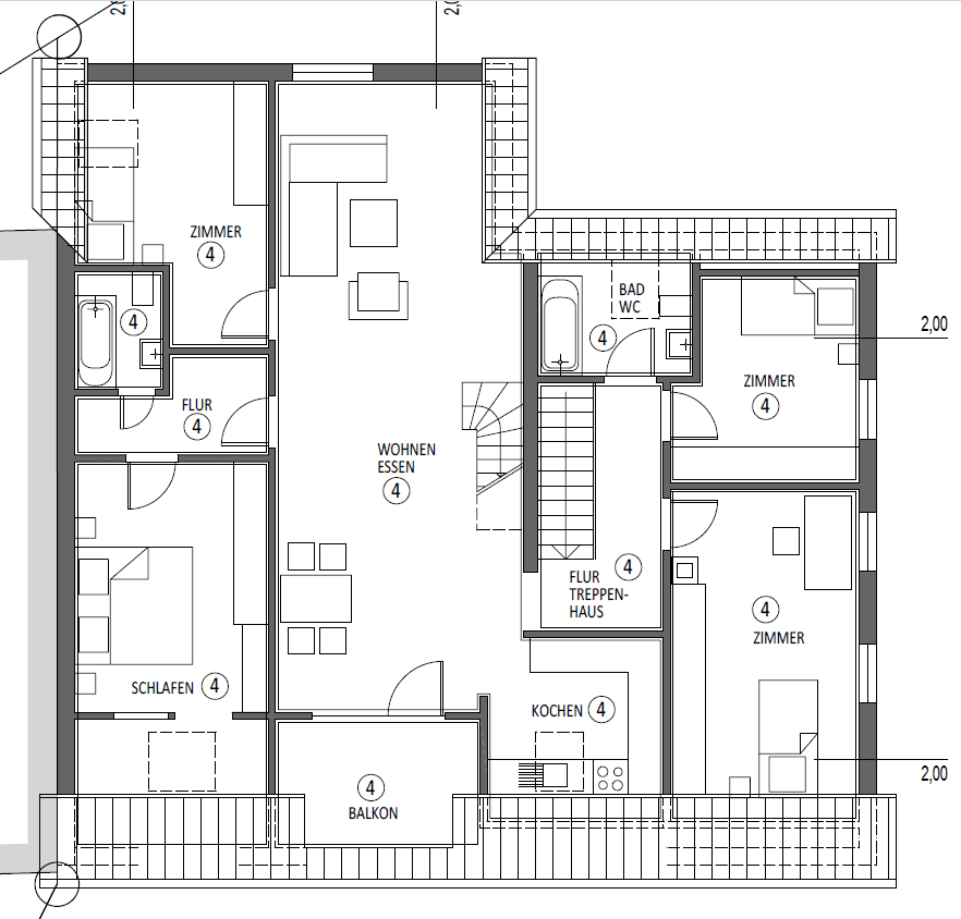 Prenájom bytu 6-izbový 160 m², Alemannenstraße 29, Schwäbisch Gmünd, Bádensko-Wurttembersko Prenájom bytu 6-izbový 160 m², Alemannenstraße 29, Schwäbisch Gmünd, Bádensko-Wurttembersko