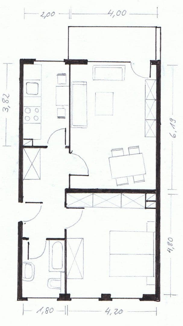 Prenájom bytu 2-izbový 63 m², Bedingrader Str., Essen, Severné Porýnie - Westfálsko Prenájom bytu 2-izbový 63 m², Bedingrader Str., Essen, Severné Porýnie - Westfálsko