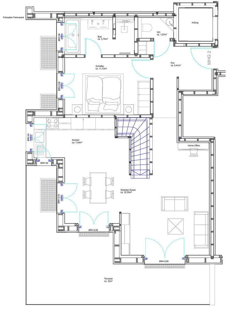 Prenájom bytu 4-izbový 121 m², Karwinskistr., 61, München, Bavorsko Prenájom bytu 4-izbový 121 m², Karwinskistr., 61, München, Bavorsko