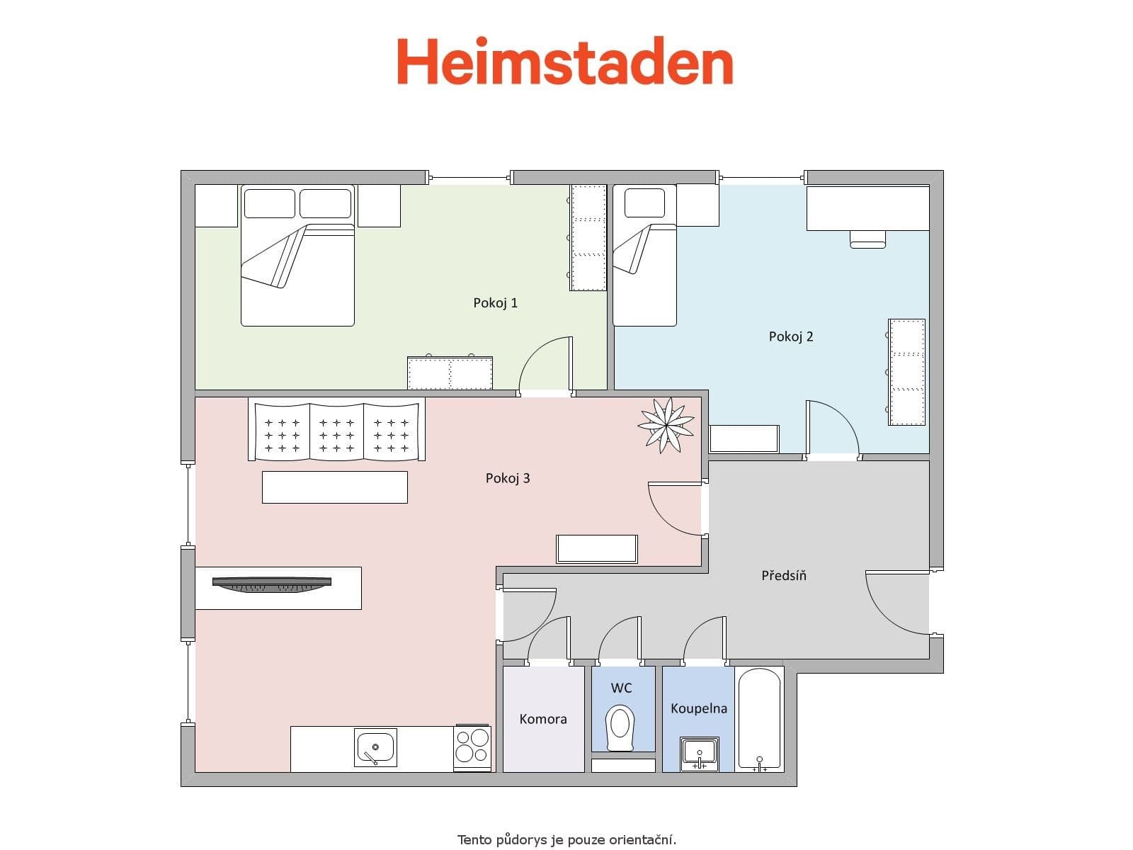 Prenájom bytu 3-izbový 74 m², Čapkova, Karviná, Moravskoslezský kraj Prenájom bytu 3-izbový 74 m², Čapkova, Karviná, Moravskoslezský kraj