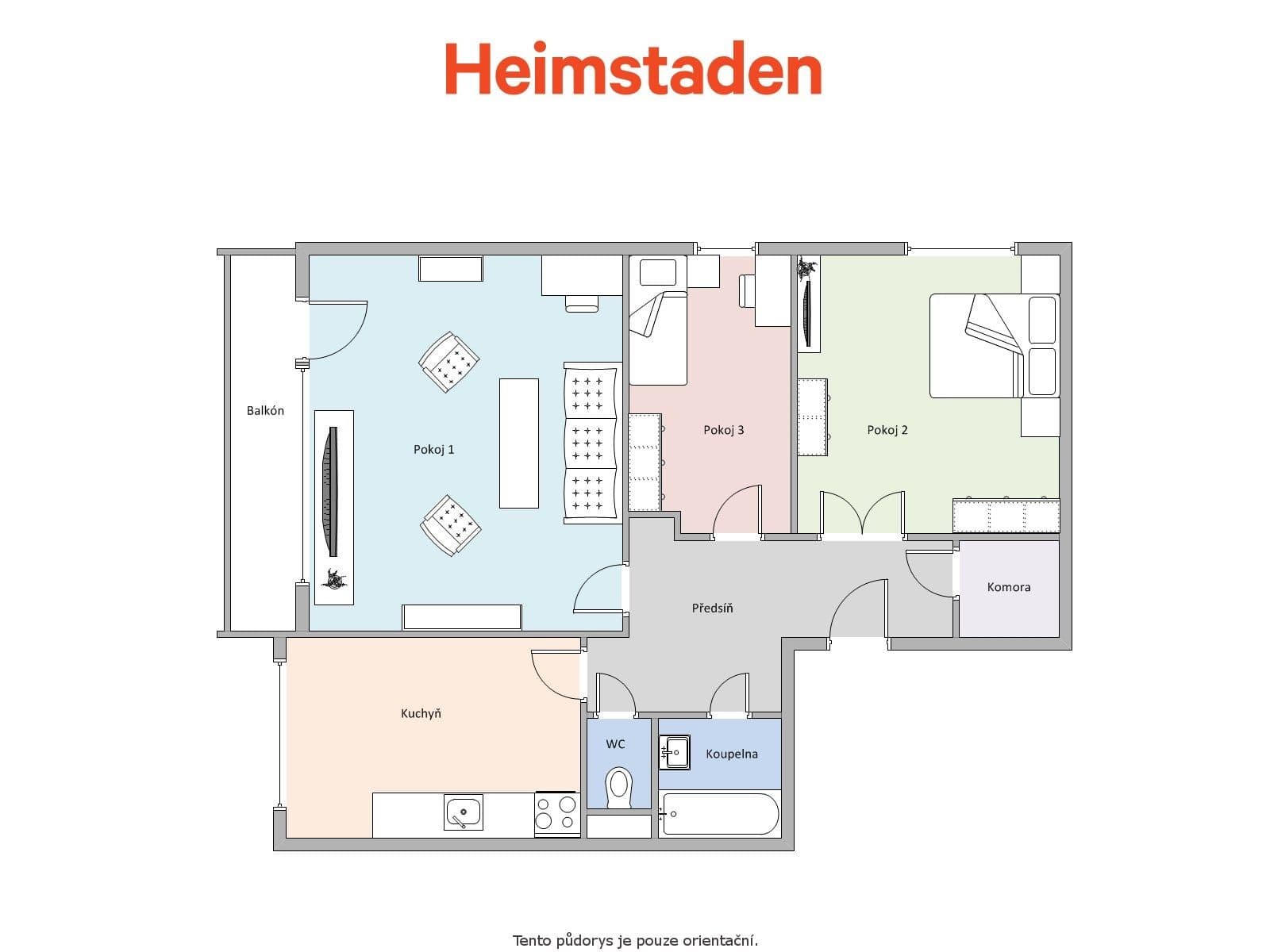 Prenájom bytu 3-izbový 69 m², Okružní, Orlová, Moravskoslezský kraj Prenájom bytu 3-izbový 69 m², Okružní, Orlová, Moravskoslezský kraj