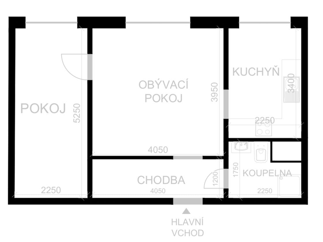 Predaj bytu 2-izbový 45 m², Podlesí III, Zlín, Zlínský kraj Predaj bytu 2-izbový 45 m², Podlesí III, Zlín, Zlínský kraj