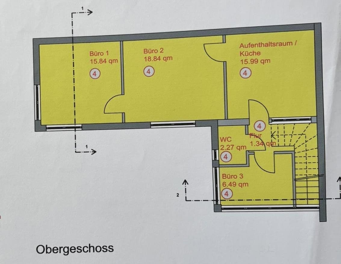 Prenájom bytu 3-izbový 60 m², Freigericht, Hesensko Prenájom bytu 3-izbový 60 m², Freigericht, Hesensko