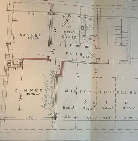 Prenájom bytu 1-izbový 36 m², Hügelstraße 202, Frankfurt-Mitte-Nord, Hesensko Prenájom bytu 1-izbový 36 m², Hügelstraße 202, Frankfurt-Mitte-Nord, Hesensko