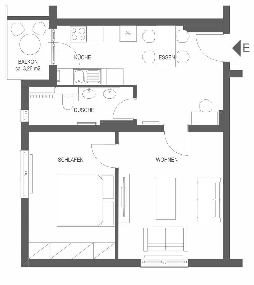 Predaj bytu 2-izbový 55 m², Ilmenauer Straße 6a, BERLin, Berlín Predaj bytu 2-izbový 55 m², Ilmenauer Straße 6a, BERLin, Berlín