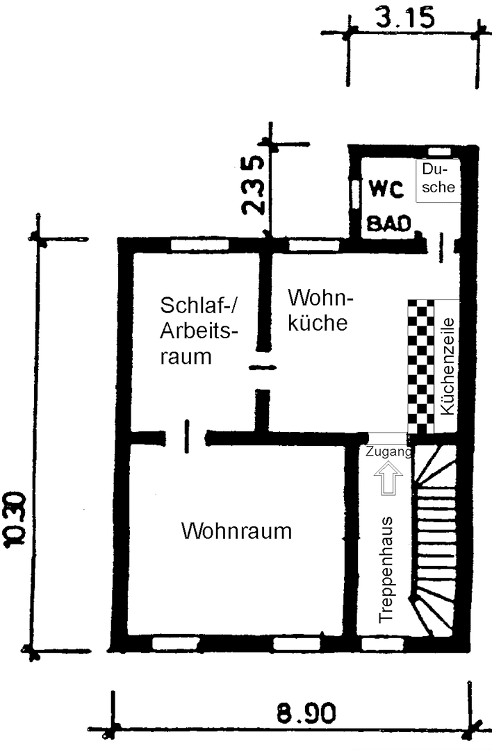 Prenájom bytu 2-izbový 56 m², Sternbuschweg 242, Duisburg, Severné Porýnie - Westfálsko Prenájom bytu 2-izbový 56 m², Sternbuschweg 242, Duisburg, Severné Porýnie - Westfálsko