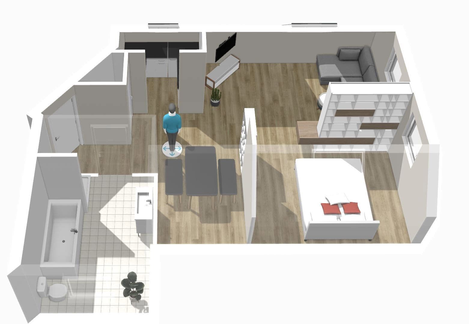 Prenájom bytu 1-izbový 40 m², Herforder Straße 209, Bielefeld, Severné Porýnie - Westfálsko Prenájom bytu 1-izbový 40 m², Herforder Straße 209, Bielefeld, Severné Porýnie - Westfálsko