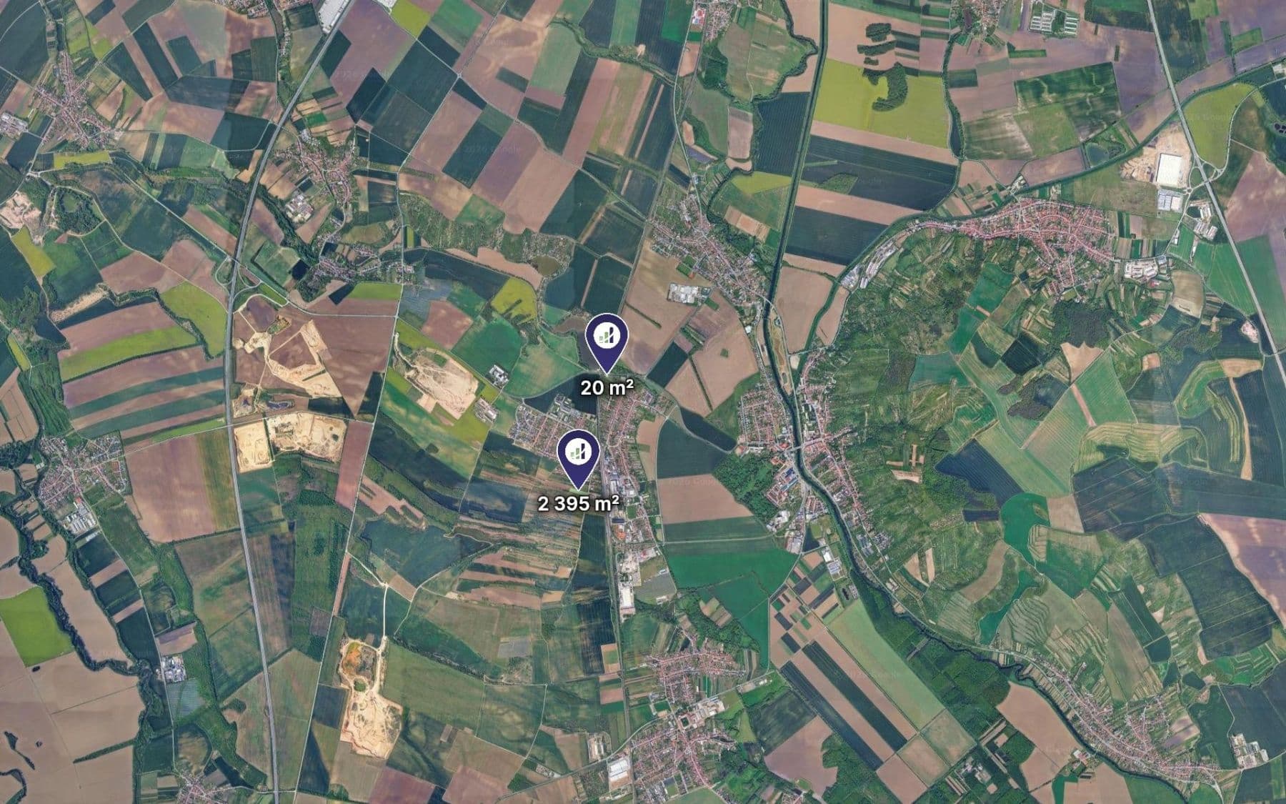 Predaj pozemku 2.415 m², Hrušovany u Brna, Jihomoravský kraj Predaj pozemku 2.415 m², Hrušovany u Brna, Jihomoravský kraj