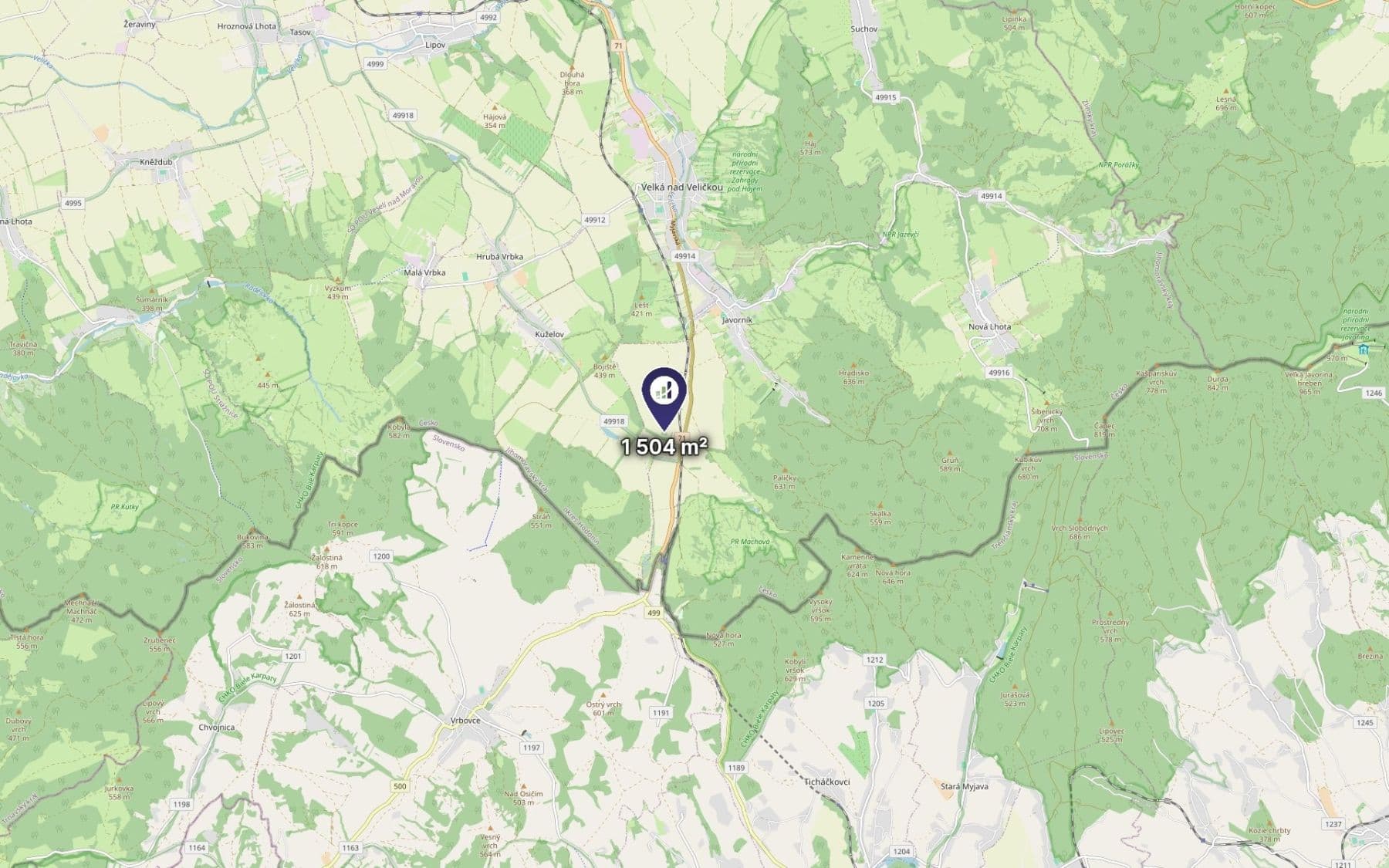 Predaj pozemku 752 m², Javorník, Jihomoravský kraj Predaj pozemku 752 m², Javorník, Jihomoravský kraj