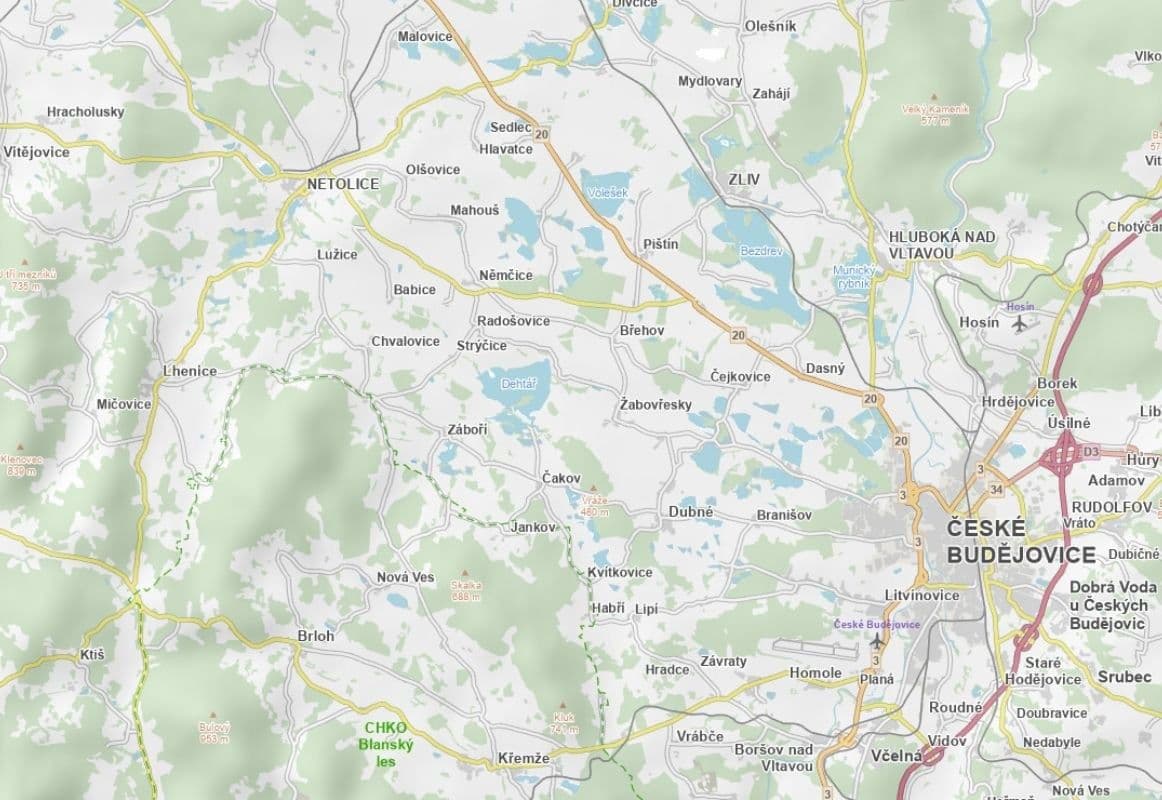 Predaj pozemku 4.360 m², Záboří, Jihočeský kraj Predaj pozemku 4.360 m², Záboří, Jihočeský kraj
