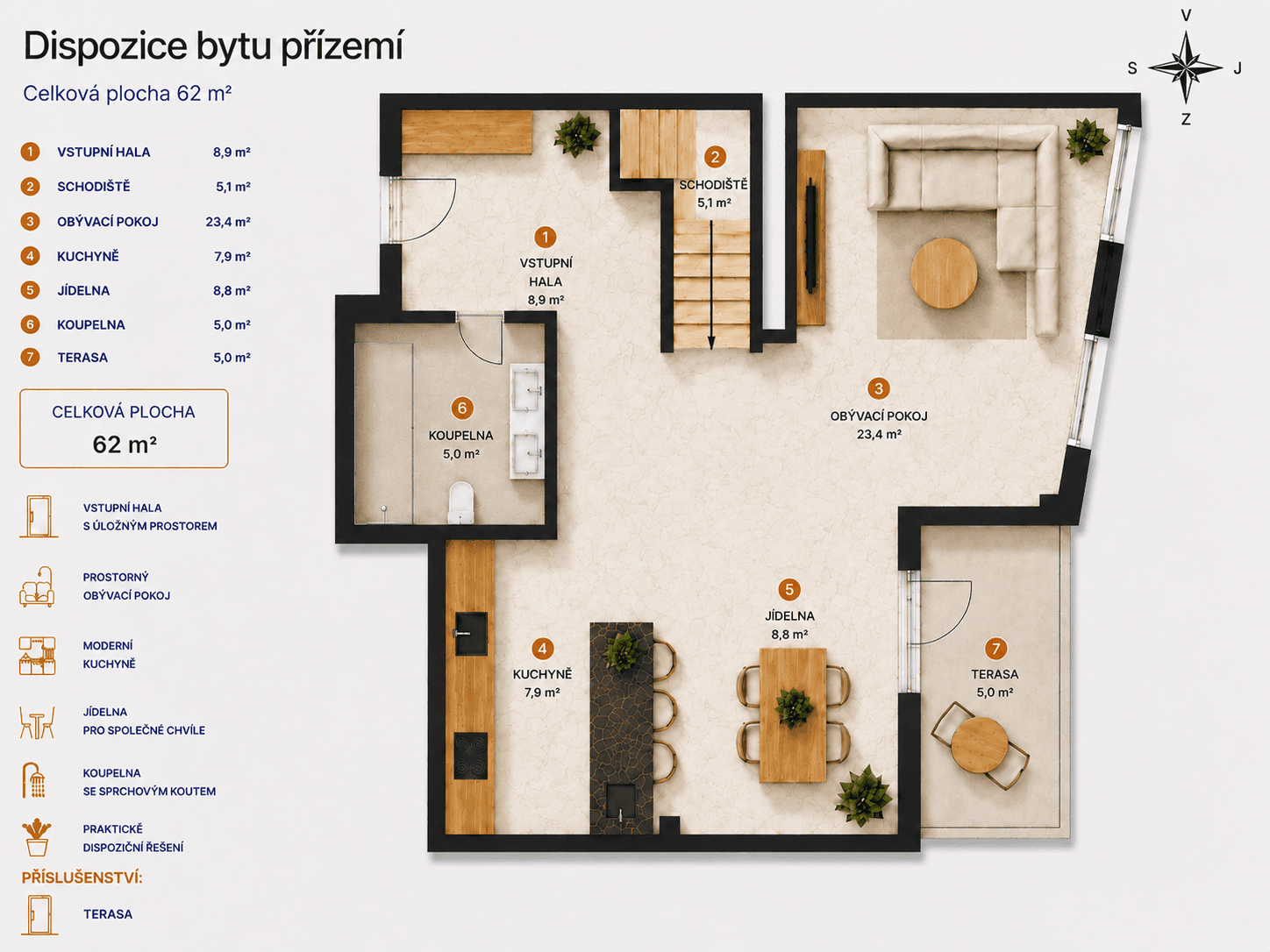 Predaj bytu 3-izbový 118 m², V Zeleném údolí, Praha, Praha Predaj bytu 3-izbový 118 m², V Zeleném údolí, Praha, Praha
