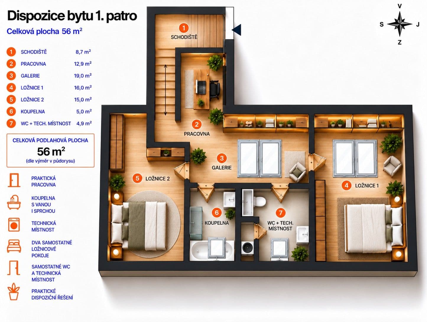 Predaj bytu 3-izbový 118 m², V Zeleném údolí, Praha, Praha Predaj bytu 3-izbový 118 m², V Zeleném údolí, Praha, Praha