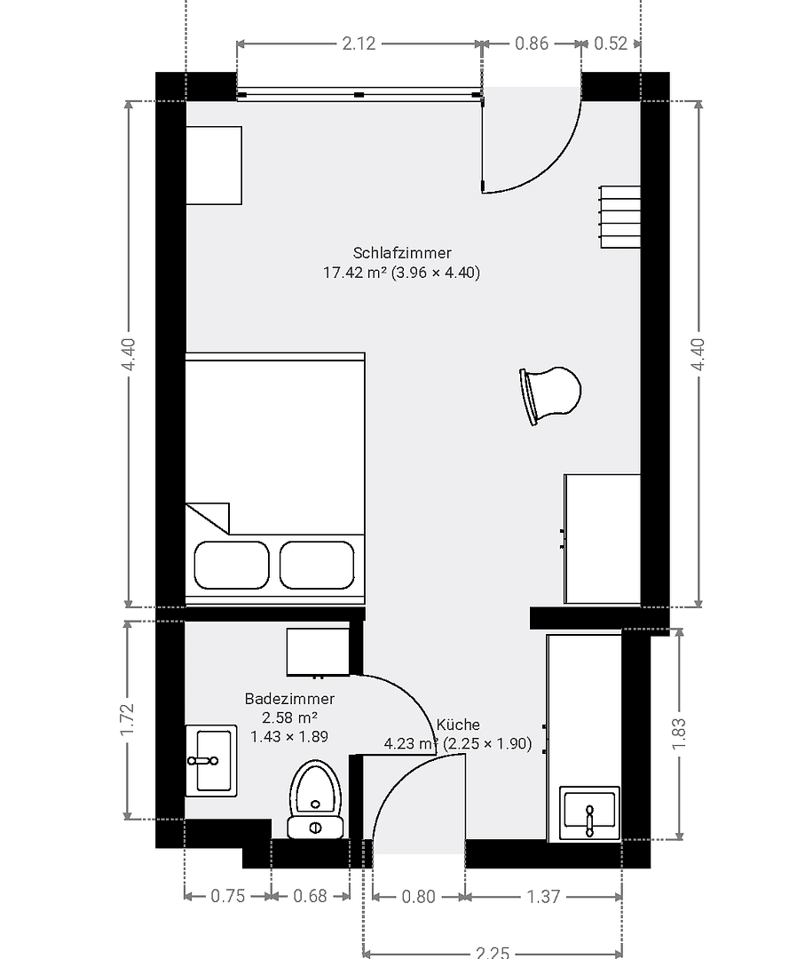 Prenájom bytu 1-izbový 31 m², Nußloch, Bádensko-Wurttembersko Prenájom bytu 1-izbový 31 m², Nußloch, Bádensko-Wurttembersko