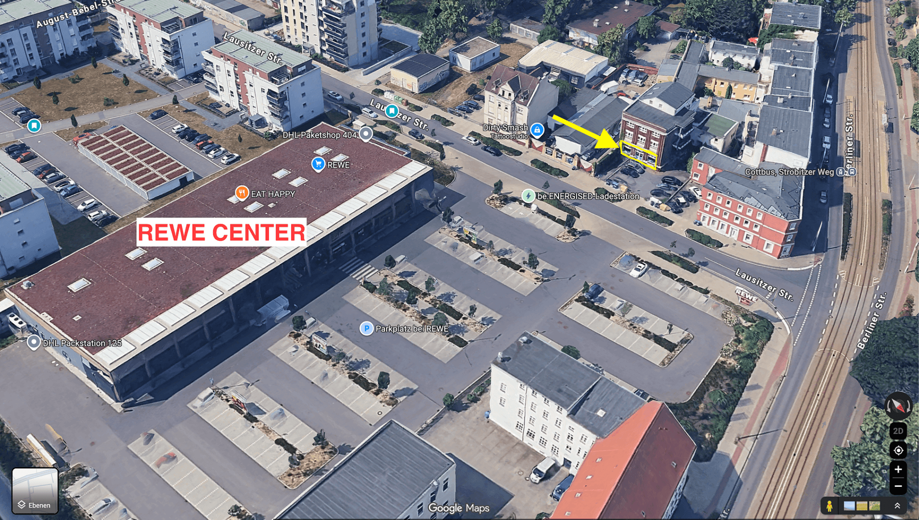 Prenájom nebytového priestoru 210 m², Cottbus, Brandenbursko Prenájom nebytového priestoru 210 m², Cottbus, Brandenbursko