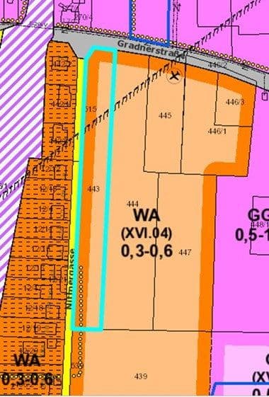 Predaj pozemku 16.162 m², Nittnergasse/Guldinweg, Graz, Štajersko Predaj pozemku 16.162 m², Nittnergasse/Guldinweg, Graz, Štajersko