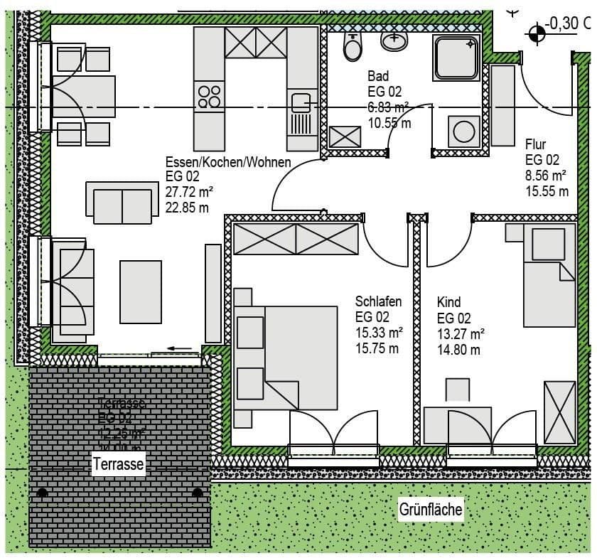 Predaj bytu 3-izbový 78 m², Stauffenbergstraße 2, Berg b.Neumarkt i.d.OPf., Bavorsko Predaj bytu 3-izbový 78 m², Stauffenbergstraße 2, Berg b.Neumarkt i.d.OPf., Bavorsko