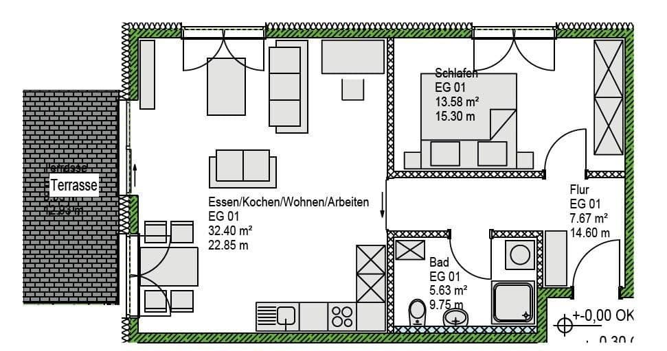 Predaj bytu 2-izbový 64 m², Stauffenbergstraße 2, Berg b.Neumarkt i.d.OPf., Bavorsko Predaj bytu 2-izbový 64 m², Stauffenbergstraße 2, Berg b.Neumarkt i.d.OPf., Bavorsko