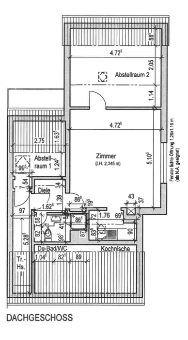 Prenájom bytu 1-izbový 44 m², Leverkusen, Severné Porýnie - Westfálsko Prenájom bytu 1-izbový 44 m², Leverkusen, Severné Porýnie - Westfálsko