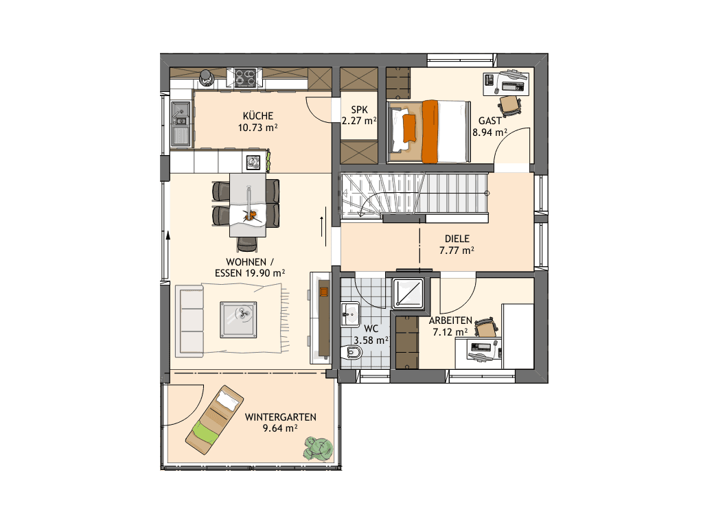 Predaj domu 130 m², pozemok 694 m², Hauptstraße 13b, Börsborn, Porýnie-Falcko Predaj domu 130 m², pozemok 694 m², Hauptstraße 13b, Börsborn, Porýnie-Falcko