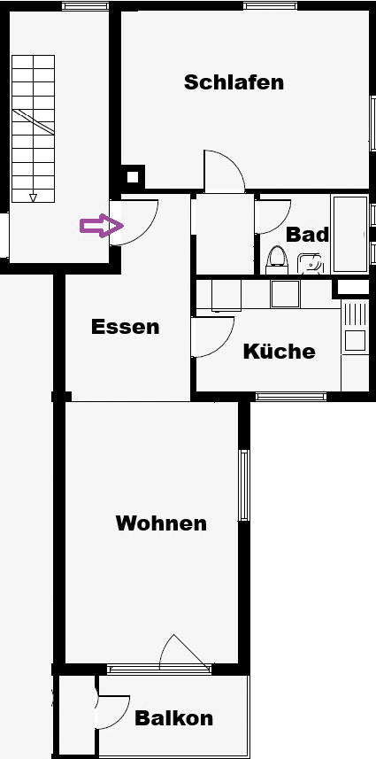 Prenájom bytu 2-izbový 69 m², Tulpenstraße 15, Sindelfingen, Bádensko-Wurttembersko Prenájom bytu 2-izbový 69 m², Tulpenstraße 15, Sindelfingen, Bádensko-Wurttembersko