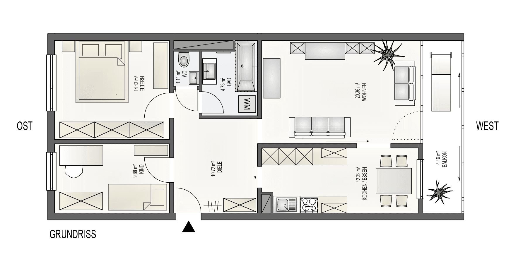 Predaj bytu 3-izbový 76 m², Pillauer Straße 8, Pforzheim, Bádensko-Wurttembersko Predaj bytu 3-izbový 76 m², Pillauer Straße 8, Pforzheim, Bádensko-Wurttembersko