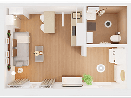 Prenájom bytu 1-izbový 27 m², Metzingen, Bádensko-Wurttembersko Prenájom bytu 1-izbový 27 m², Metzingen, Bádensko-Wurttembersko