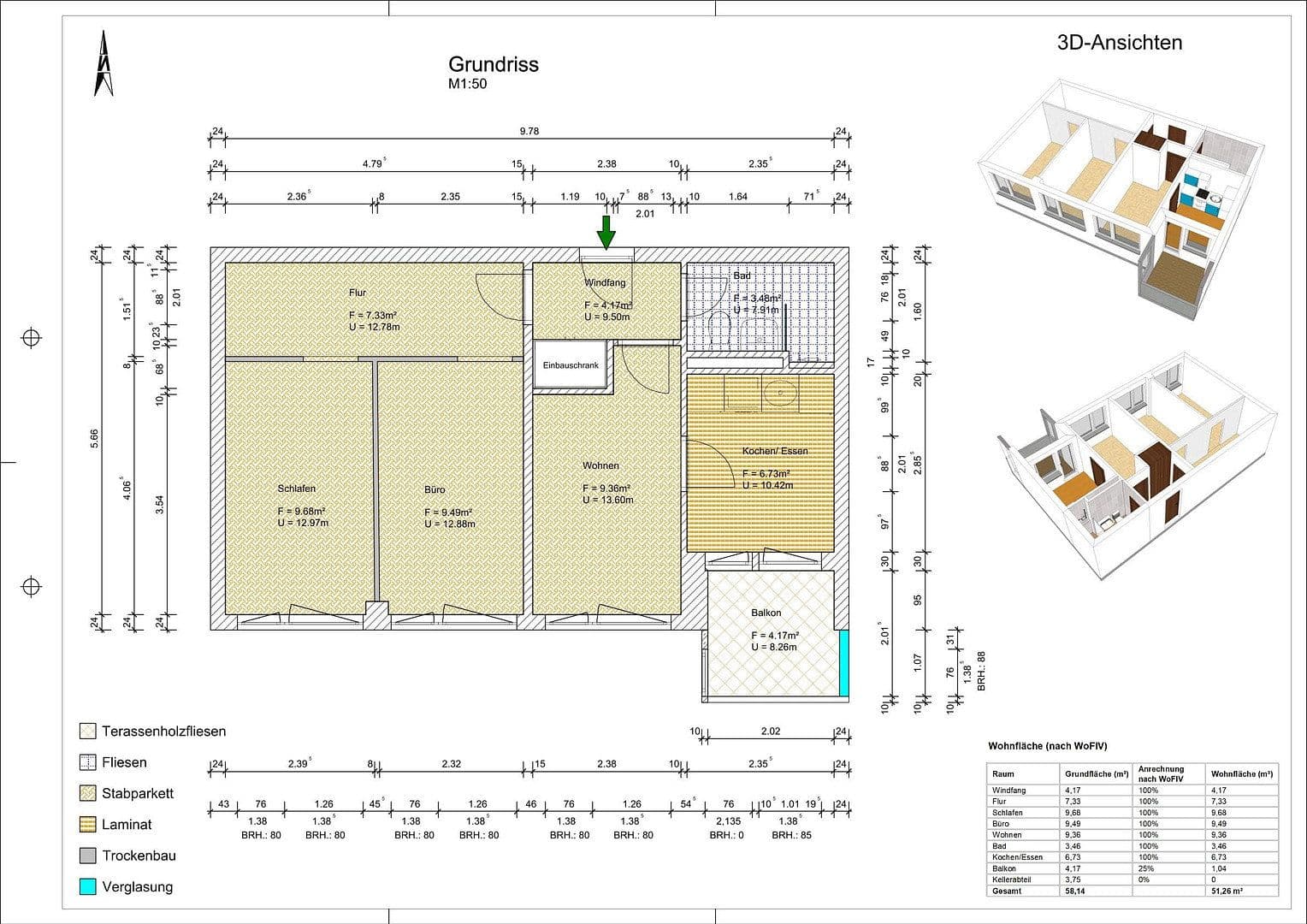 Predaj bytu 3-izbový 51 m², München, Bavorsko Predaj bytu 3-izbový 51 m², München, Bavorsko