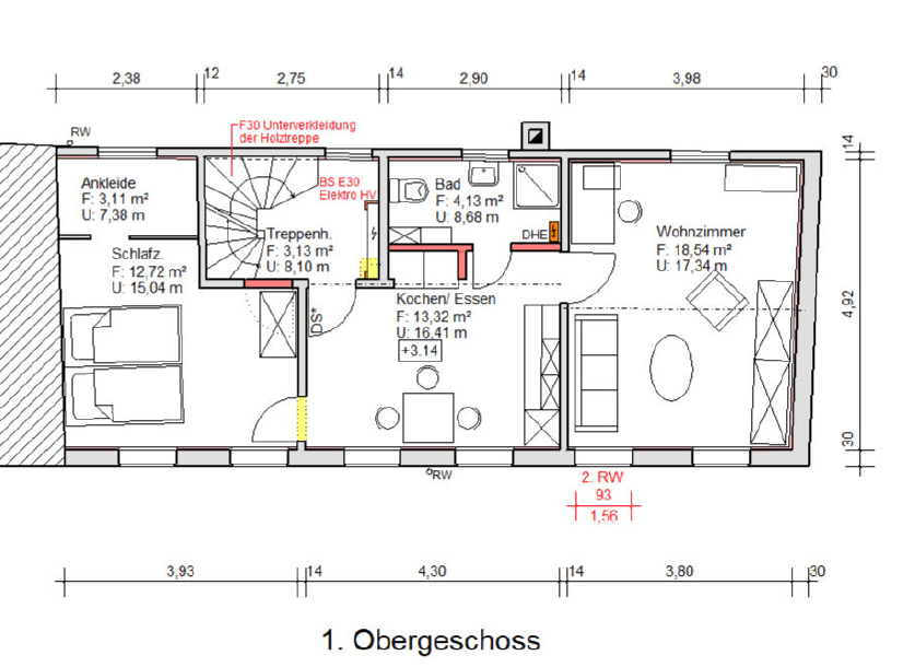 Prenájom bytu 2-izbový 52 m², Traben-Trarbach, Porýnie-Falcko Prenájom bytu 2-izbový 52 m², Traben-Trarbach, Porýnie-Falcko