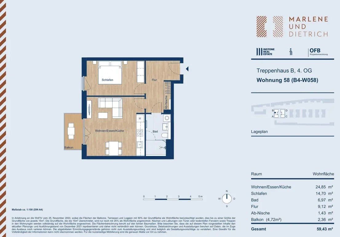 Prenájom bytu 2-izbový 60 m², Friedenauer Höhe 23a, Berlin, Berlín Prenájom bytu 2-izbový 60 m², Friedenauer Höhe 23a, Berlin, Berlín
