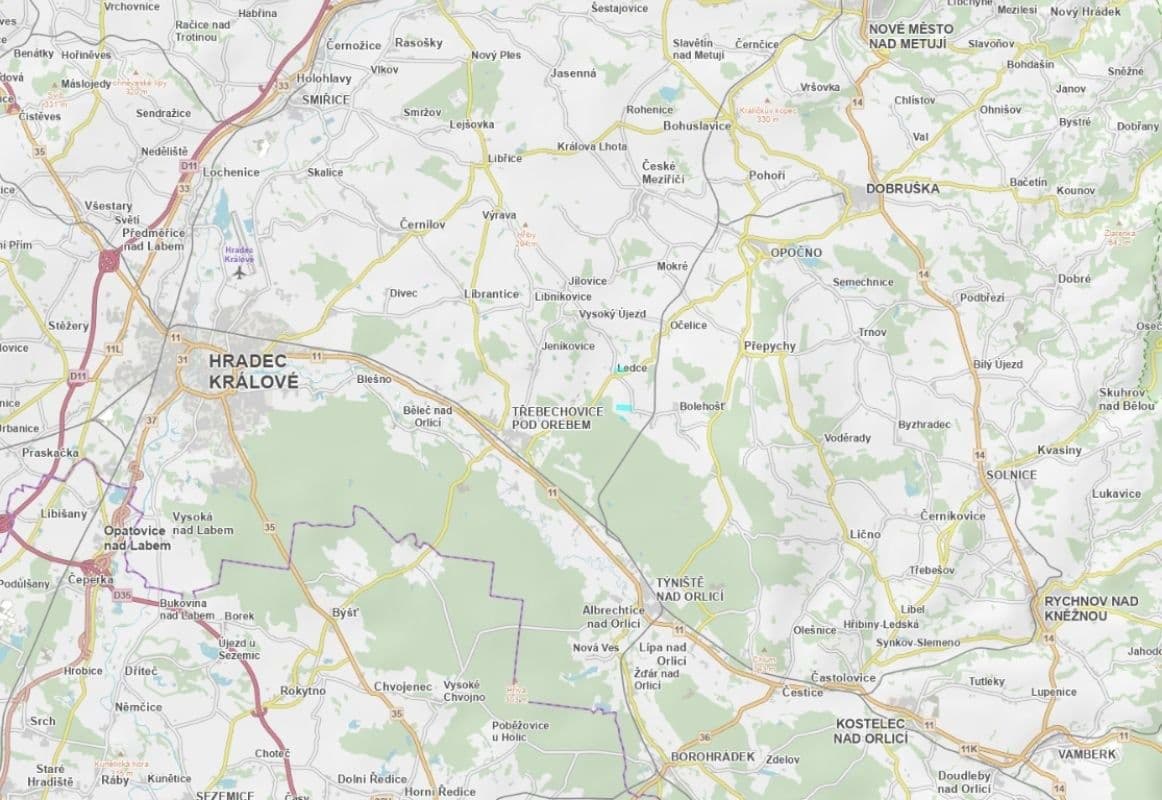Predaj pozemku 159.716 m², Ledce, Královéhradecký kraj Predaj pozemku 159.716 m², Ledce, Královéhradecký kraj