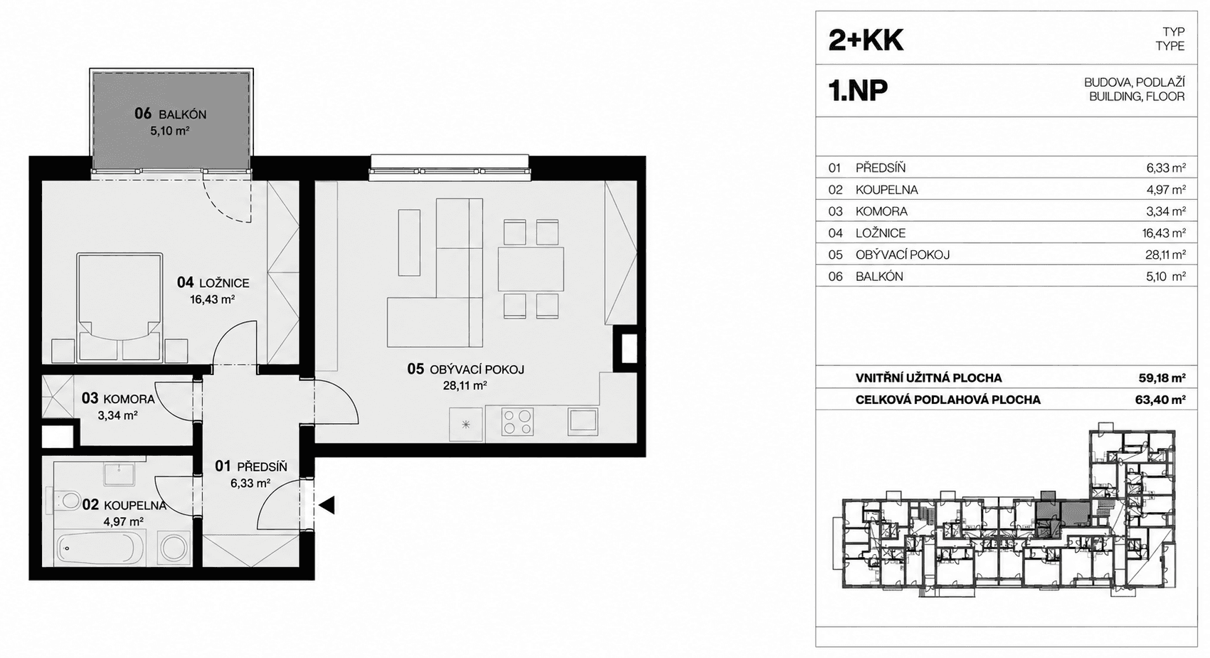 Prenájom bytu 2-izbový 59 m², Divíškové, Praha, Praha Prenájom bytu 2-izbový 59 m², Divíškové, Praha, Praha