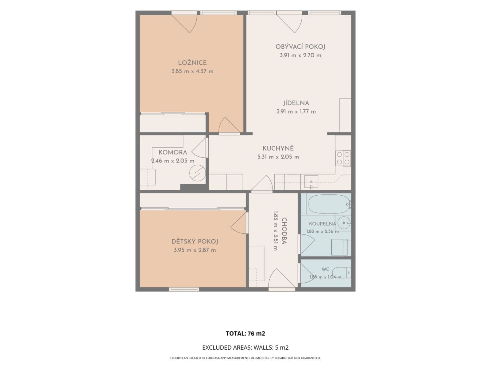 Predaj bytu 3-izbový 76 m², U Dráhy, Chýně, Středočeský kraj Predaj bytu 3-izbový 76 m², U Dráhy, Chýně, Středočeský kraj