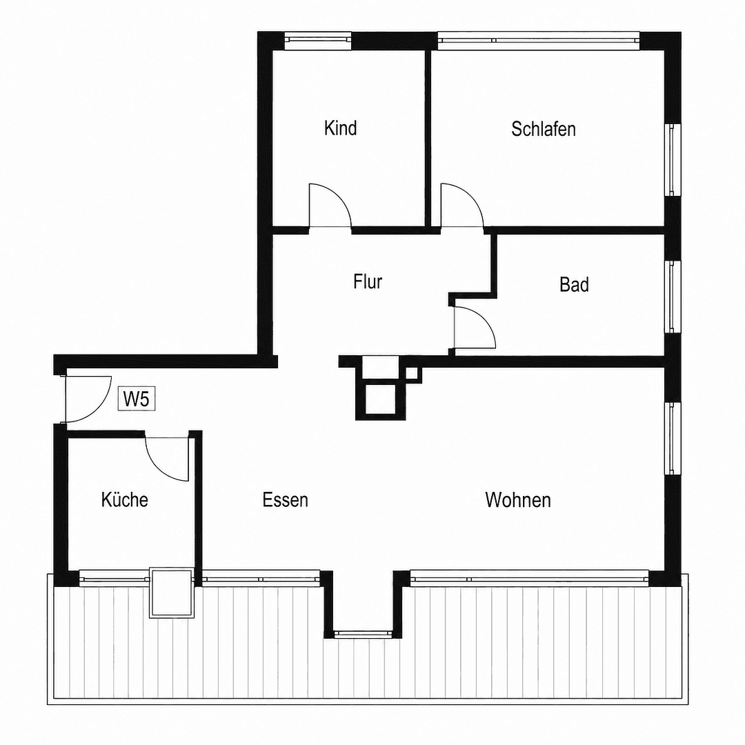 Prenájom bytu 4-izbový 75 m², Burglengenfeld, Bavorsko Prenájom bytu 4-izbový 75 m², Burglengenfeld, Bavorsko