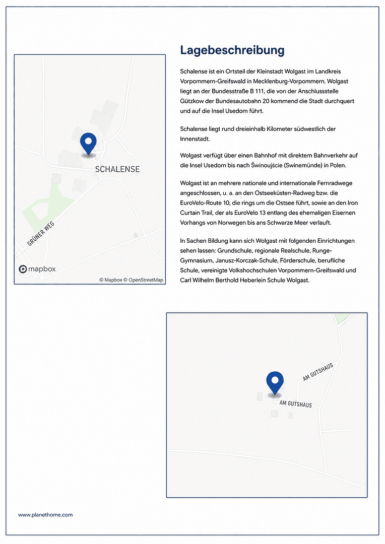Predaj domu 552 m², pozemok 22.625 m², Wolgast, Meklenbursko-Predpomoransko Predaj domu 552 m², pozemok 22.625 m², Wolgast, Meklenbursko-Predpomoransko