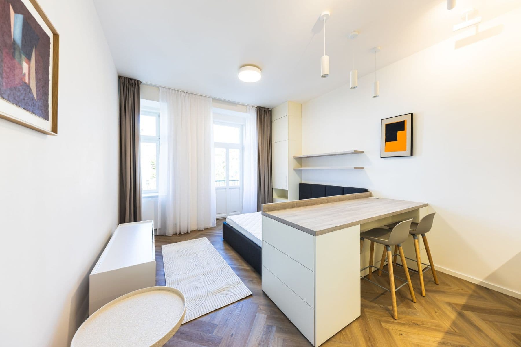 Prenájom bytu 1-izbový 29 m², Sázavská, Praha, Praha Prenájom bytu 1-izbový 29 m², Sázavská, Praha, Praha