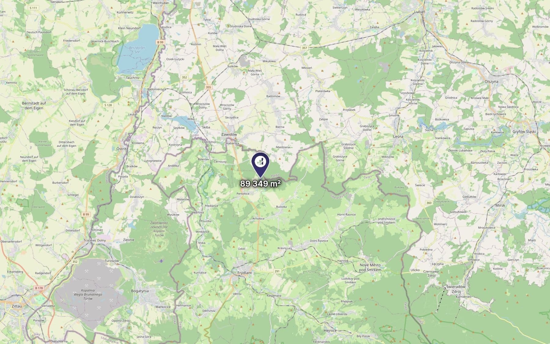 Predaj pozemku 89.349 m², Pertoltice, Liberecký kraj Predaj pozemku 89.349 m², Pertoltice, Liberecký kraj