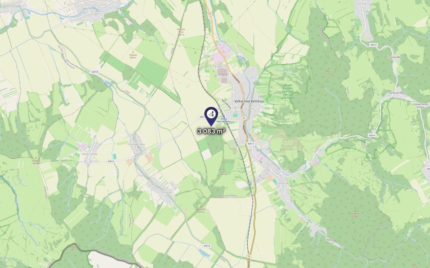 Predaj pozemku 3.083 m², Velká nad Veličkou, Jihomoravský kraj Predaj pozemku 3.083 m², Velká nad Veličkou, Jihomoravský kraj