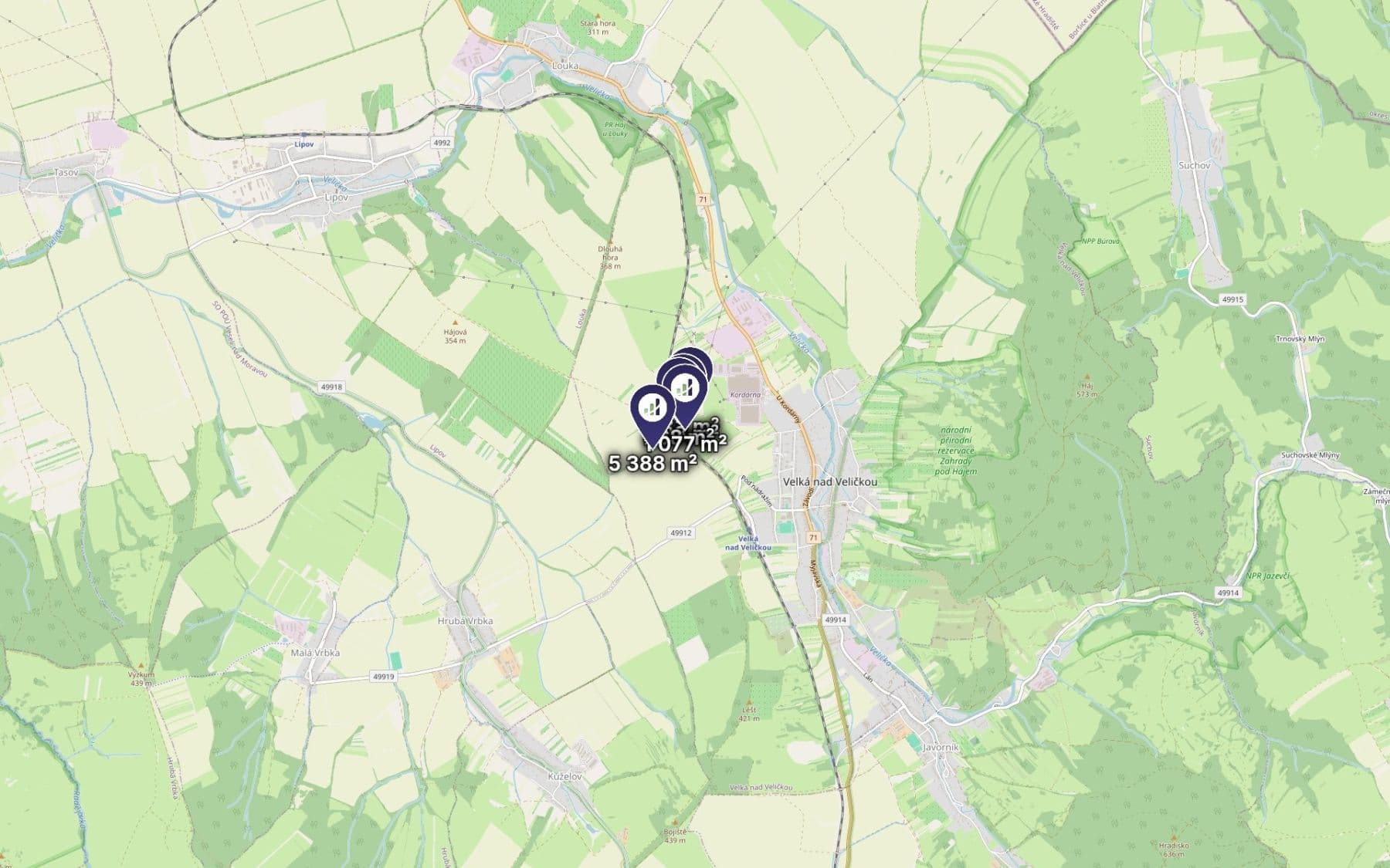 Predaj pozemku 7.459 m², Velká nad Veličkou, Jihomoravský kraj Predaj pozemku 7.459 m², Velká nad Veličkou, Jihomoravský kraj