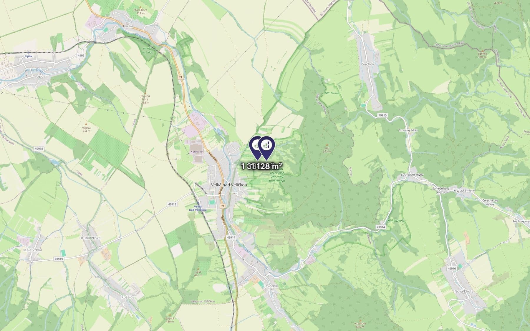 Predaj pozemku 2.458 m², Velká nad Veličkou, Jihomoravský kraj Predaj pozemku 2.458 m², Velká nad Veličkou, Jihomoravský kraj