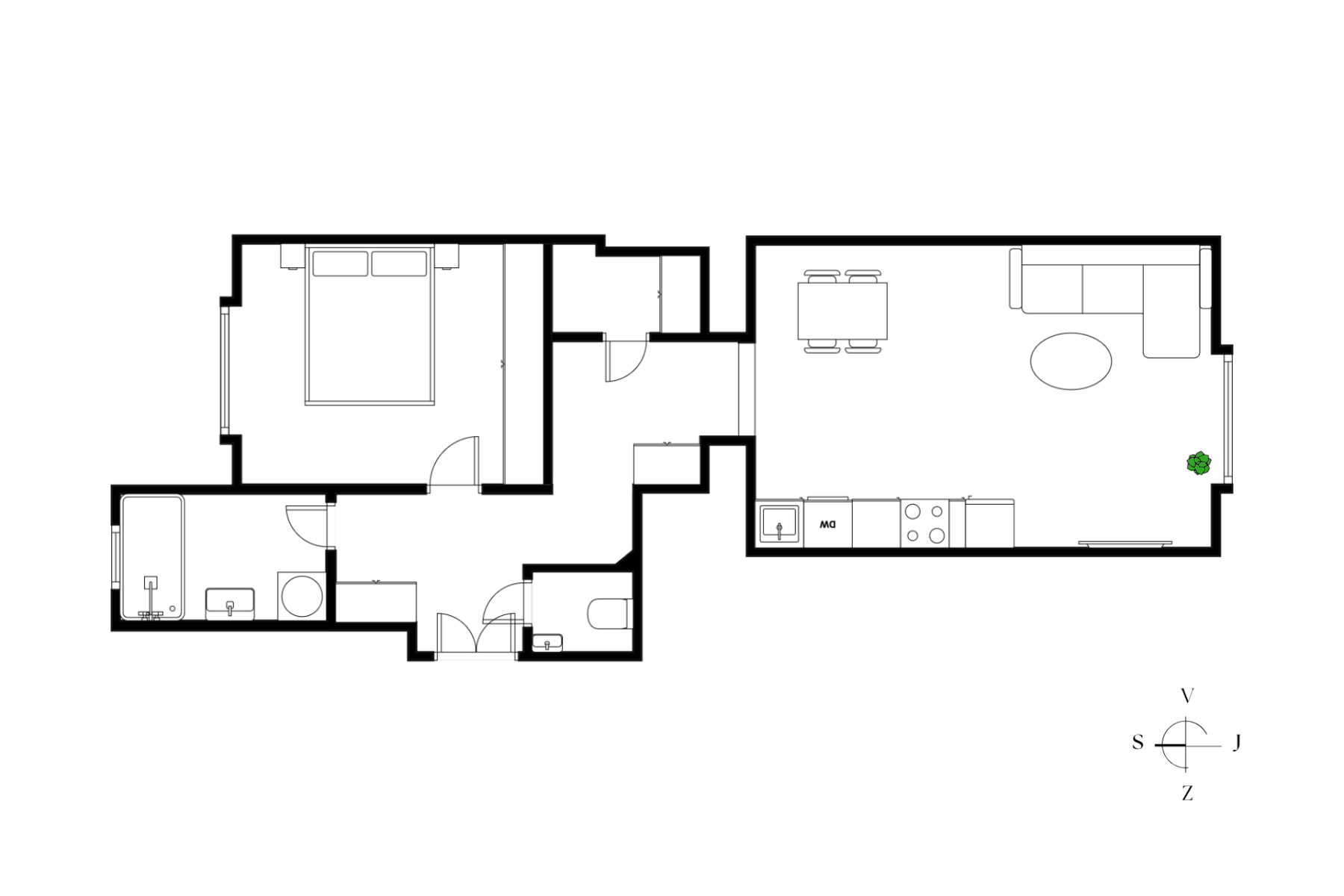 Predaj bytu 2-izbový 51 m², Dělnická, Praha, Praha Predaj bytu 2-izbový 51 m², Dělnická, Praha, Praha
