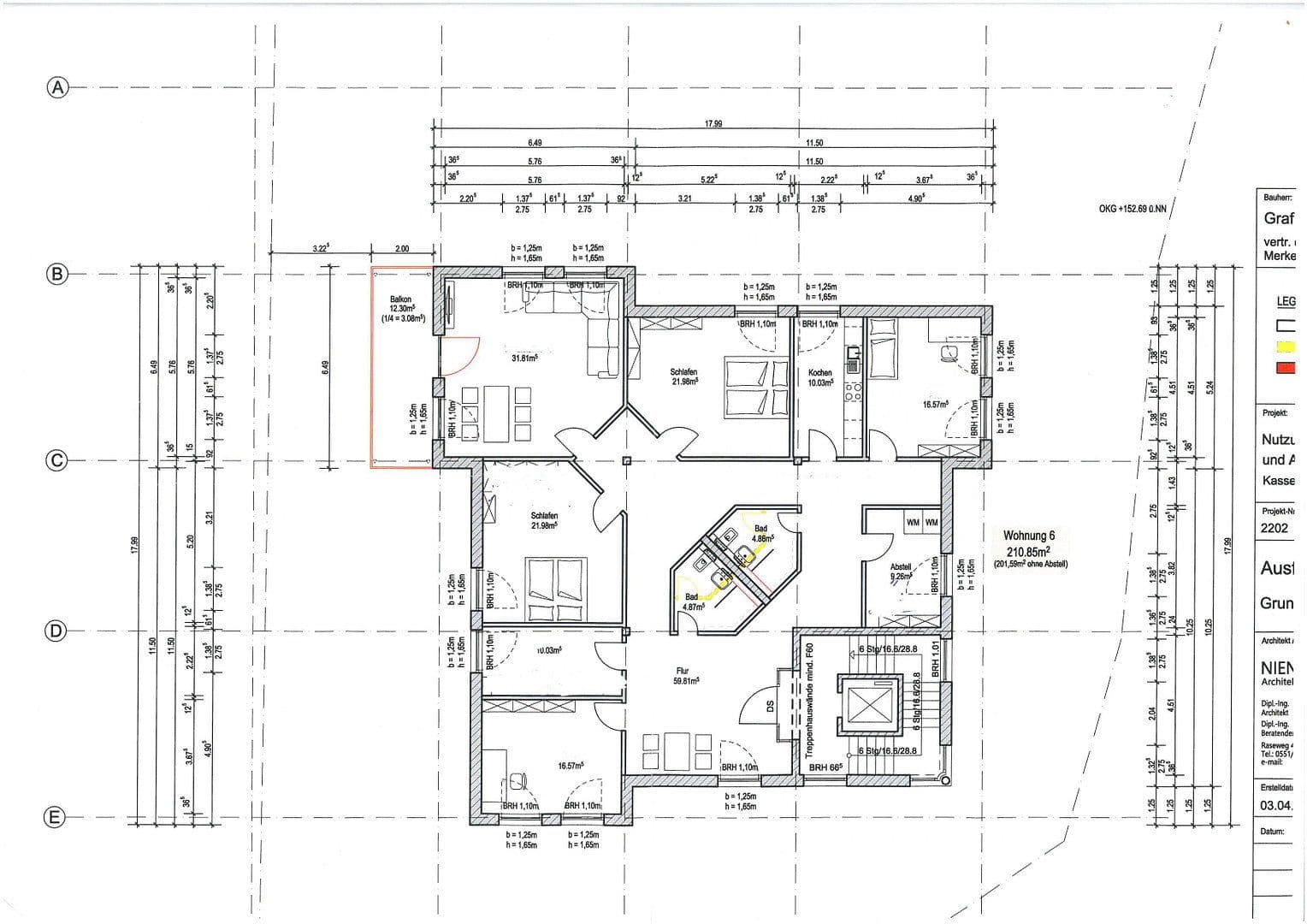Prenájom bytu 6-izbový 208 m², Göttingen, Dolné Sasko Prenájom bytu 6-izbový 208 m², Göttingen, Dolné Sasko