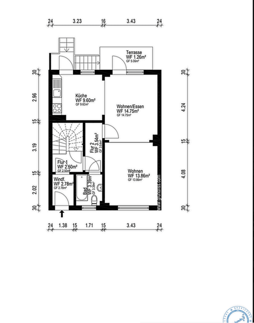 Predaj domu 145 m², pozemok 309 m², Bremerhaven, Brémy Predaj domu 145 m², pozemok 309 m², Bremerhaven, Brémy