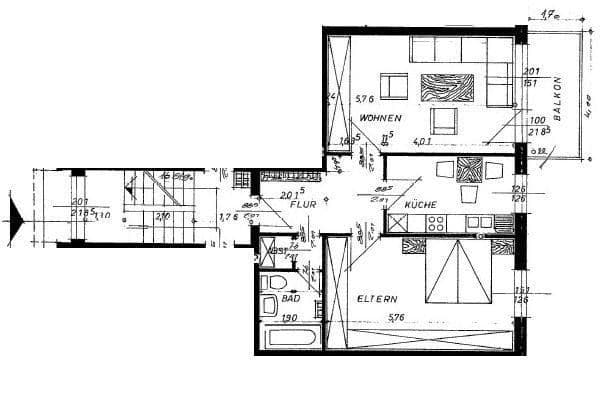 Prenájom bytu 2-izbový 66 m², Herford, Severné Porýnie - Westfálsko Prenájom bytu 2-izbový 66 m², Herford, Severné Porýnie - Westfálsko