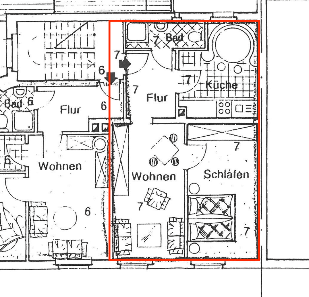 Predaj bytu 2-izbový 50 m², Fürth, Bavorsko Predaj bytu 2-izbový 50 m², Fürth, Bavorsko