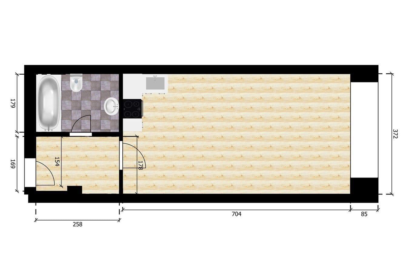 Prenájom bytu 1-izbový 35 m², U Sladovny, Praha, Praha Prenájom bytu 1-izbový 35 m², U Sladovny, Praha, Praha