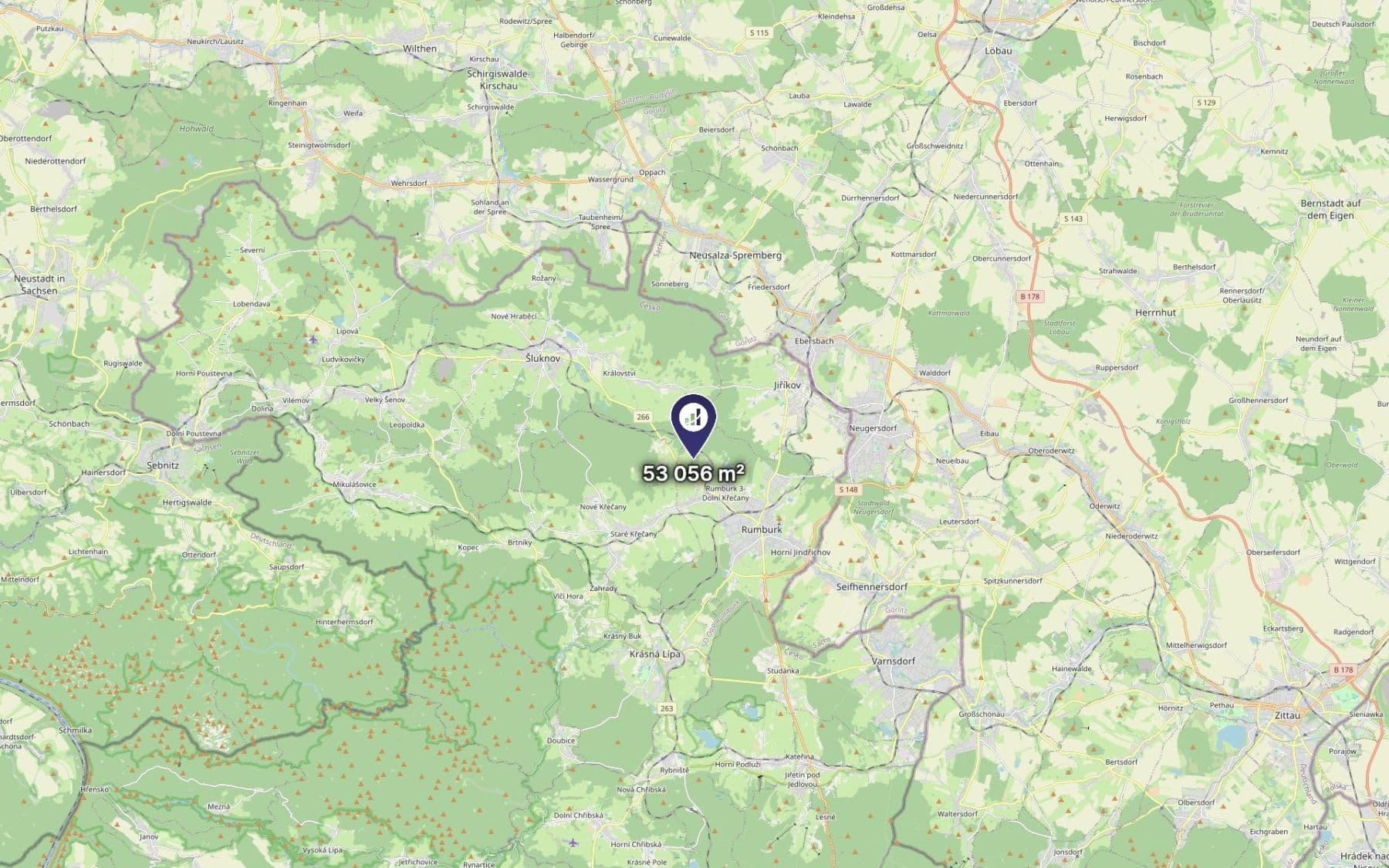 Predaj pozemku 53.056 m², Rumburk, Ústecký kraj Predaj pozemku 53.056 m², Rumburk, Ústecký kraj