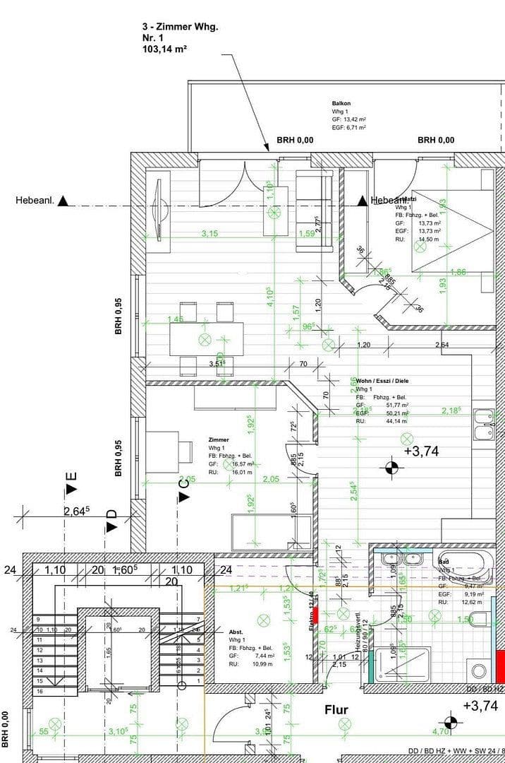 Prenájom bytu 3-izbový 103 m², Gutach im Breisgau, Bádensko-Wurttembersko Prenájom bytu 3-izbový 103 m², Gutach im Breisgau, Bádensko-Wurttembersko