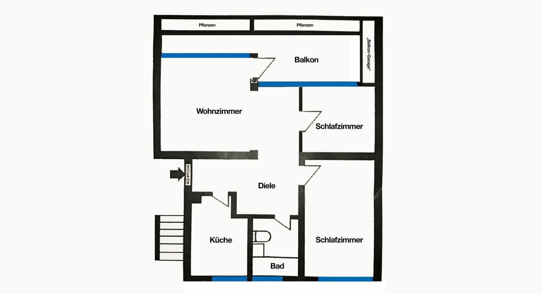 Prenájom bytu 3-izbový 73 m², Münterweg 14, Hamburg, Hamburg Prenájom bytu 3-izbový 73 m², Münterweg 14, Hamburg, Hamburg