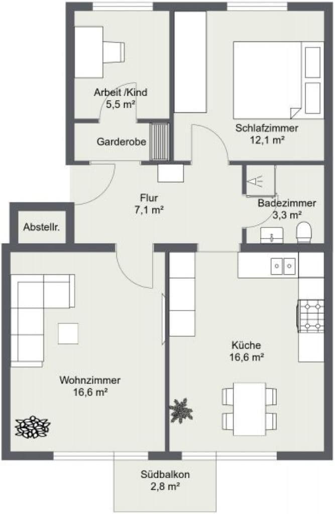 Prenájom bytu 3-izbový 67 m², Zeppelinstraße 7, München, Bavorsko Prenájom bytu 3-izbový 67 m², Zeppelinstraße 7, München, Bavorsko